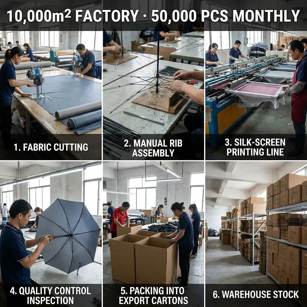 Wholesale Automatic Windproof Business Umbrella